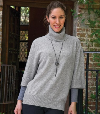 Slouchy Polo neck jumper £42